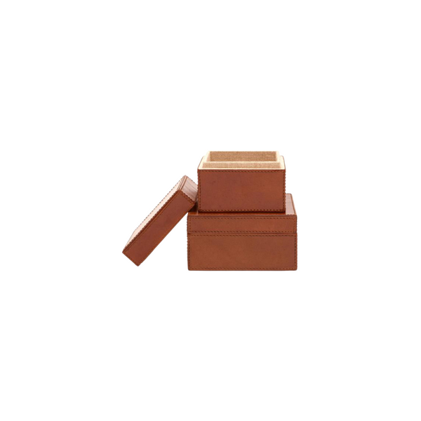 Leather Accent Box