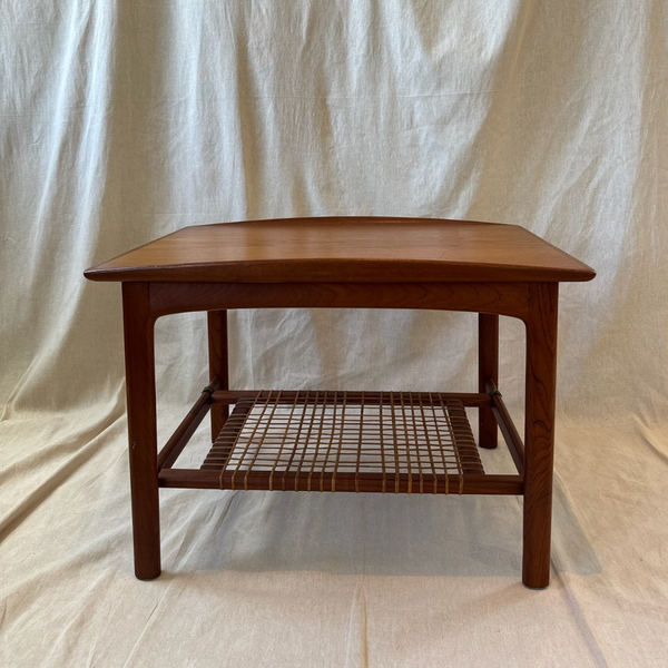 Vintage Rattan Side Table