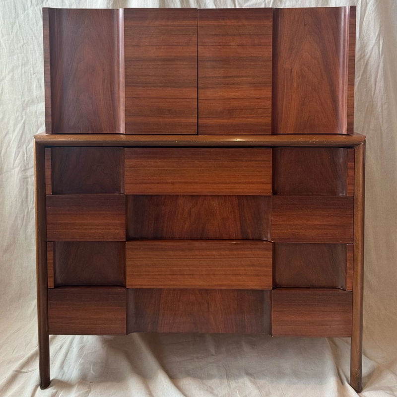 Vintage Checkerboard Cabinet