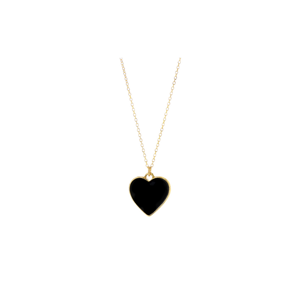 Enamel Heart Necklace