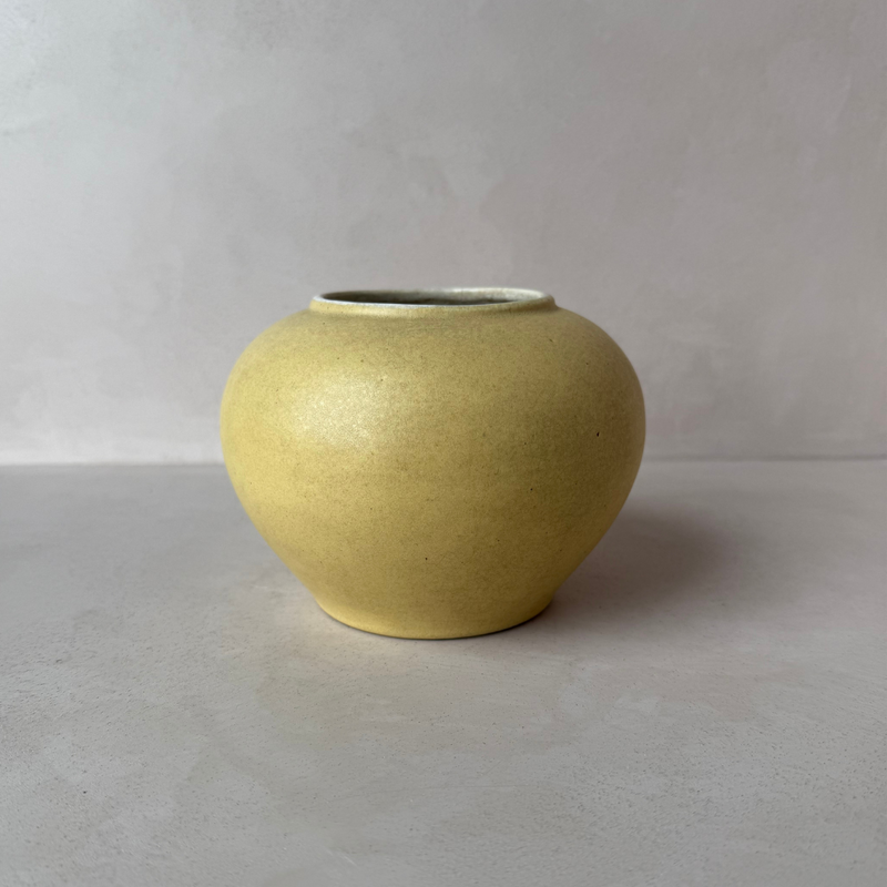 Vintage Ochre Vase