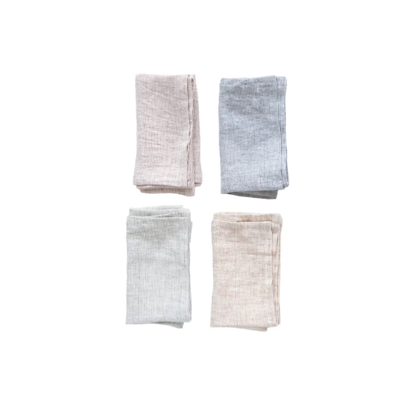 Woven Linen Cocktail Napkins