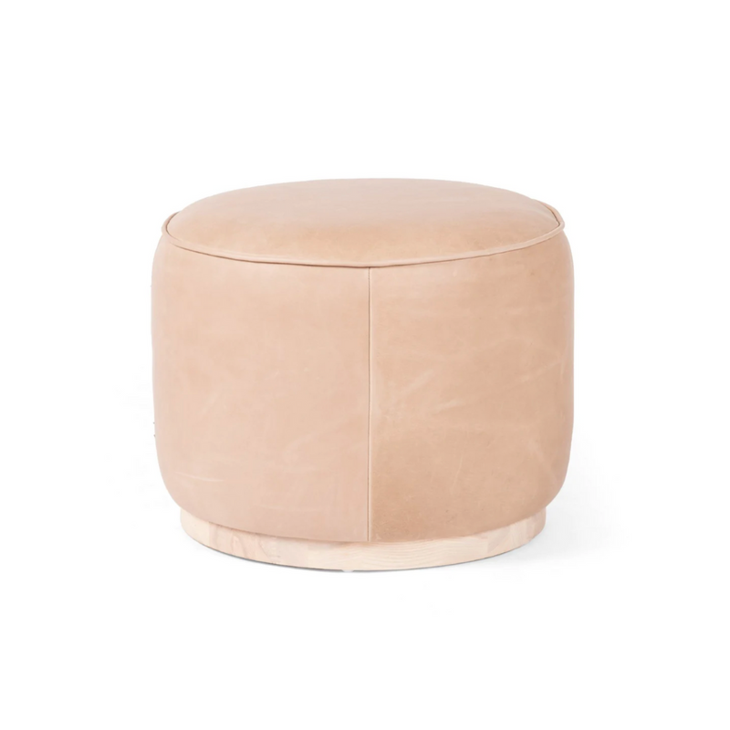 Leather Sinclair Ottoman