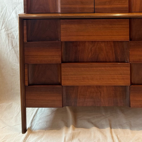 Vintage Checkerboard Cabinet