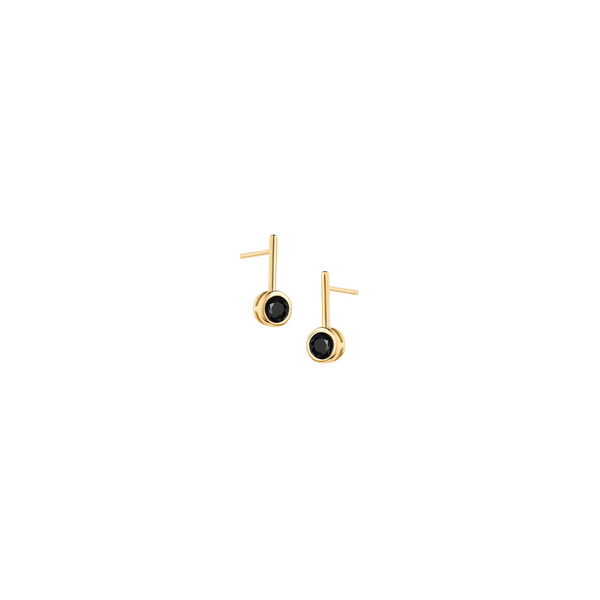 Noemi Black Earring
