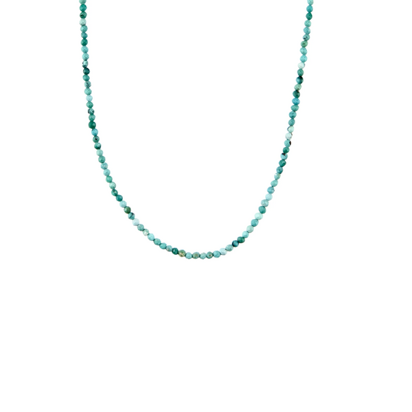 Petite Turquoise Beaded Necklace
