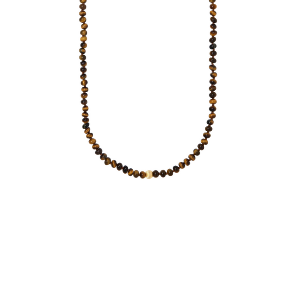 Tigers Eye Beaded Necklace