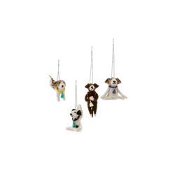 Yoga Dogs Ornaments