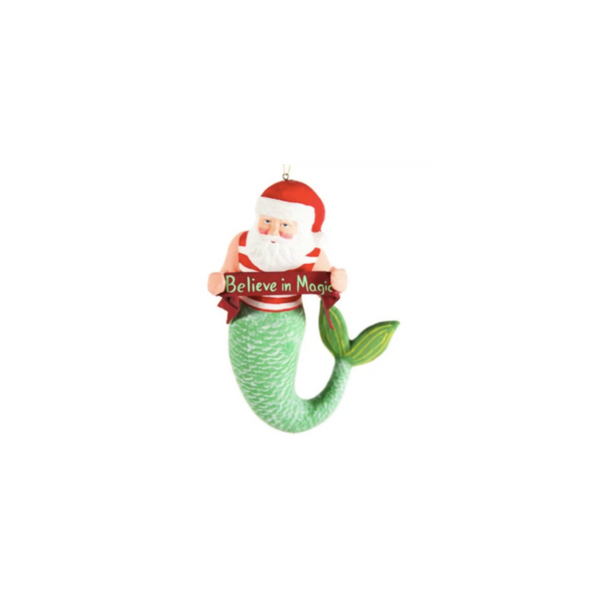 Santa Merman Ornament